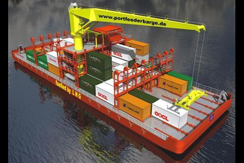 Is there a place for geared barges in today's ports?